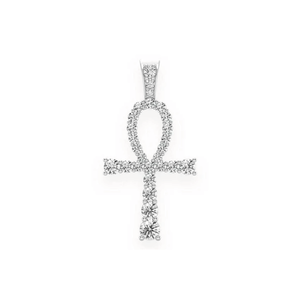 Colgante de Cruz de Oro de 14k Original de Alta Calidad con 37 Piedras de Moissanita, Certificado GRA, Estilo Hip Hop, Joyería Unisex, Precio Razonable - Product Image 2