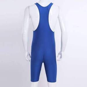 Factory Wholesale Custom Design GYM Weightlifting Wholesale Wrestling Singlet Custom Powerlifting Singlet Wrestling - Product Image 2