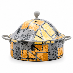Olla de Acero Inoxidable con Aislamiento Térmico y Diseño Floral de Marvel Handicrafts, Recipiente para Servir Comida Caliente, Premium para la Cocina - Product Image 1