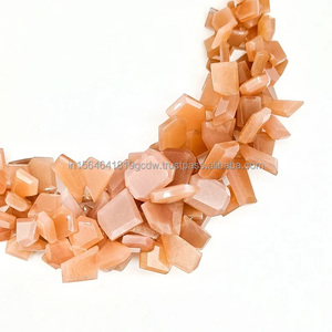 Piedras Preciosas Sueltas de Piedra Lunar Color Durazno, Forma Elegante, para Joyería, Piedra Lunar de Alta Calidad, Venta al Por Mayor - Product Image 2