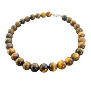 Nuevo Collar de Cuentas de Piedra Ojo de Tigre de Lujo para Mujer, Cadena Retro China para Clavícula, Moda de Primavera Verano - Product Image 5