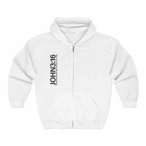 Sweat-shirt à capuche en coton French Terry pour hommes, femmes et jeunes, avec inscription « Jésus sauve la foi, l'espoir, l'amour », style chrétien - Product Image 2