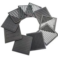 ZHUYI Bandeja/Caja para Chips PS+ESD de 4 Pulgadas (Modelo Gris NCT04G-S) (Plazo Corto)