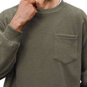 Sudadera Personalizada de Alta Calidad con Hombros Caídos, Cómoda, de Felpa de Algodón Grueso, Manga Larga, Estilo Urbano - Product Image 3
