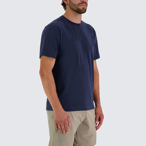 T-shirt en jersey respirant en coton 220 g/m² personnalisable, coupe longue décontractée, avec empiècements à motifs, grande taille – Nouvelle collection été - Product Image 5