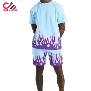 Camiseta Deportiva Casual de Verano para Hombre, Transpirable, con Estampado Digital, Manga Corta, 100% Poliéster, Cuello Redondo, Personalizable - Product Image 1