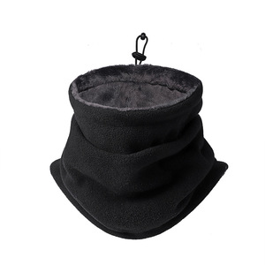 Cache-cou en polaire brossée 100 % acrylique marron pour homme, écologique, couleur unie, longueur moyenne, pour adulte, idéal pour l'hiver - Product Image 3