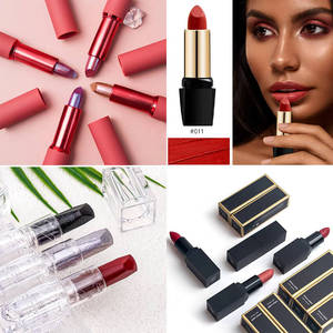 High Pigment Waterproof Matte <b>Lipstick</b> Long Lasting Moisturizing Non Stick Vegan Formula Private Label Lip Makeup - Product Image 3