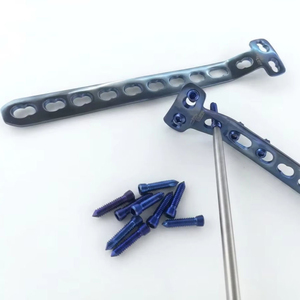 Placas de sujeción T LCP de 4.5mm de calidad premium, de 4 a 10 orificios con tornillos, juego de 109 piezas, implantes ortopédicos de titanio, CE - Product Image 1
