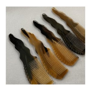 Peigne à dents larges professionnel réglable confortable et portable, fait main, de luxe, pour cheveux épais, bouclés et ondulés - Product Image 1