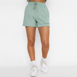 Custom logo Ladies Running Jogging Short Joggers Pants Quick Dry Plain Blank Cotton Summer Women Shorts - Product Image 2