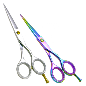 KOUNAIN Ciseaux de coiffure professionnels en acier inoxydable de 5.5 pouces avec revêtement au plasma Outil de coiffure pour barbier fait à la main - Product Image 1