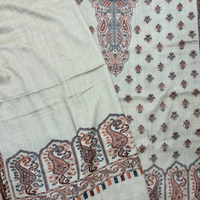 Ensemble de 3 pièces de luxe en cachemire pakistanais jacquard Jamawar pour femmes, en laine, viscose, acrylique, Salwar Kameez