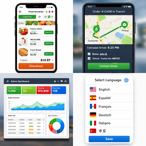 Advanced Grocery Delivery App <b>Development</b> | Multi-language Support | Admin Panel | Low-Cost Scalable Solution - Product Image 1