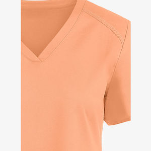 Uniformes Médicos Personalizados de Diseño Elegante, Blusa Médica Ajustada de Manga Corta, Conjuntos de Uniformes Médicos para Hombres y Mujeres, Cuello Alto, Alta Calidad, para Hospital - Product Image 5