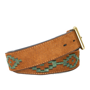 Cinturón de Cuero Genuino Personalizado para Hombre y Mujer, Hecho a Mano, Bordado, 3.8cm, Casual, Formal, OEM, ODM, Suministro al por Mayor - Product Image 3
