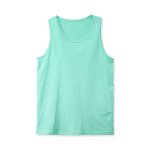 Débardeur personnalisé imprimé de haute qualité pour hommes, idéal pour la gym, l'entraînement, le fitness, le streetwear, sans manches, coupe musclée, 100% coton côtelé - Product Image 4
