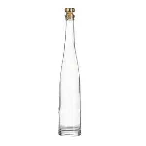 Spezieller kunden spezifischer Hersteller Empty Glass Liquor Wine Bottle 375ml 500ml 750ml