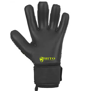 Gants de gardien de but en latex allemand noir, design personnalisé, entièrement neufs, 4 mm, coupe hybride en latex allemand - Product Image 5