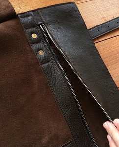 Real <b>Leather</b> <b>Tool</b> <b>Pouch</b> Genuine <b>Leather</b> Roll up <b>Pouch</b> Foldable Case Multi-purpose Classic Knife Roll <b>Tool</b> Bag LKR-0270 - Product Image 4