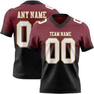 Jersey de Fútbol Americano Personalizado, Sublimación Completa, Ropa Deportiva para Equipos, Tela de Poliéster Interlock de Secado Rápido, Suministro de Fábrica OEM ODM - Product Image 3