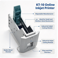 Printer Inkjet Coding Online KT-10 untuk Pabrik, Cocok untuk Penandaan Tanggal dan Batch bagi Usaha Kecil dan Menengah
