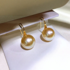 Pendientes de Plata de Ley S925 con Perlas Naturales de Agua Dulce de 6-7 mm, Elegantes y Sencillos, Pendientes Colgantes para Mujer, Brillantes - Product Image 2