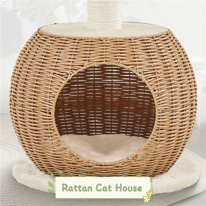 LUXURY RATTAN PET BED FOR <b>CATS</b> AND SMALL DOGS BULK SALE - Product Image 2
