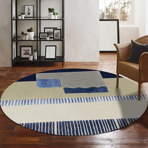 Hand Tufted Circle Office <b>Carpets</b> <b>Round</b> Living Room <b>Carpet</b> Floor Mat Plush Rug Wool Bedside <b>Carpet</b> - Product Image 1