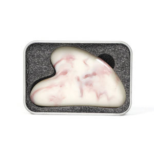 Placa Gua Sha de Cuarzo Rosa Premium para Uso en Spa, Raspador de Masaje Corporal de Resina con Borde Liso AL MALIK CRAFT - Product Image 4