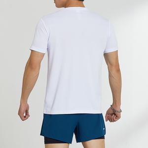 เสื้อยืดทีม โพลีเอสเตอร์ แห้งเร็ว แบบเรียบ คอกลม สำหรับผู้ชาย - Product Image 4