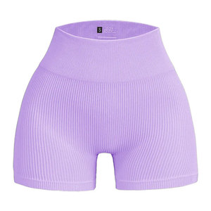 Shorts Deportivos de Yoga para Mujer, Vintage, Transpirables, de Cintura Alta, para Gimnasio, Entrenamiento, Running, con Efecto Push-Up, Sin Costuras - Product Image 1
