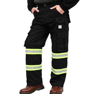 High Visibility Reflective Windproof <b>Waterproof</b> Working Pant Wholesale Rate Custom Logo Print <b>Work</b> Cargo Pants - Product Image 2
