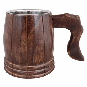 Stone <b>Beer</b> <b>Mug</b> with Heart Design Classic Style for Camping and Home Use Dishwasher & Microwave Safe - Product Image 6