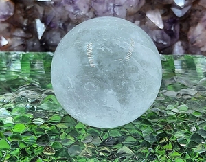 Polished clear quartz Sphere <b>Balls</b> Collection For Valentine's Day Love Theme Craft Decor - Product Image 2