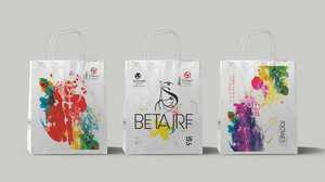 Bolsa textil de kraft recubierto de alta demanda para ropa deportiva, artículos de gimnasio, superficie exterior resistente al agua, embalaje para prendas de vestir - Product Image 2