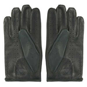 Guantes de Conducción de Piel de Ciervo Verde - Product Image 2