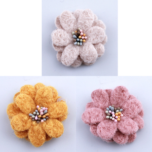 Handmade 3D Stick On Flower Embellishment for <b>Hats</b> <b>Bags</b> and Shoes - Product Image 3