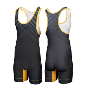OEM New Design USA Team Design Wrestling <b>Singlet</b> Sportswear Power Lift <b>Weightlifting</b> Wrestling <b>Singlets</b> - Product Image 2