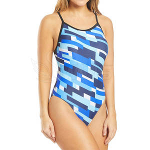 Traje de Baño de Una Pieza de Corte Alto para Mujer, al Mejor Precio, Color Personalizado, Logotipo Frontal, Spandex/Poliéster, Nuevo Estilo en Oferta - Product Image 2