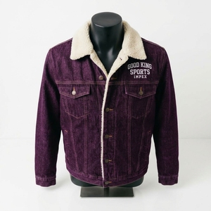 Trendy Heavyweight Solid Sherpa Fleece Denim <b>Jacket</b> Casual Fit <b>Mens</b> Winter Denim Sherpa <b>Jacket</b> - Product Image 5