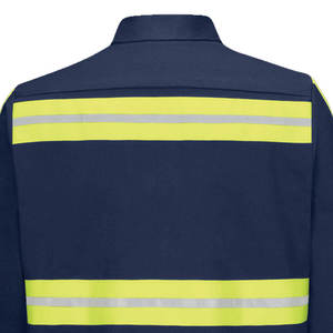 Camiseta de Seguridad de Alta Visibilidad Relevo Industries, Verde con Cinta Reflectante, Bolsillo, Ropa de Trabajo, Manga Corta para Hombre, Logotipo ANSI Clase 2 EN - Product Image 6