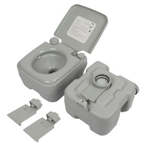 WC Portatile Moderno da 20L con Doppia Uscita, Pannello Sandwich Rimovibile in HDPE per Casa, Bagno, Ospedale (Uguale a 44809271) - Product Image 3