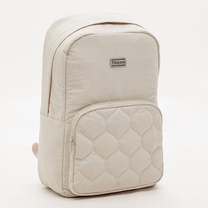 White casual bag quilted design <b>backpack</b> bag daily <b>backpack</b> - Product Image 2