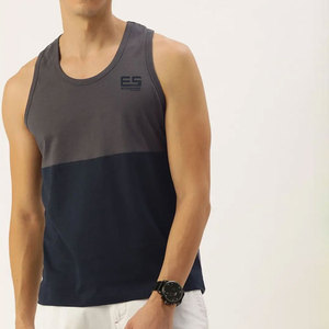 เสื้อกล้ามผู้ชายระบายอากาศได้ดี แบรนด์ส่วนตัว ขายส่ง เสื้อกล้ามออกกำลังกายขายดี ผลิตในปากีสถาน - Product Image 1