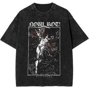 เสื้อยืดสตรีทแวร์สั่งทำขายส่ง ลายปลาญี่ปุ่น ทรงโอเวอร์ไซส์ ผ้าฝ้าย ผลิตโดยผู้ผลิต - Product Image 2