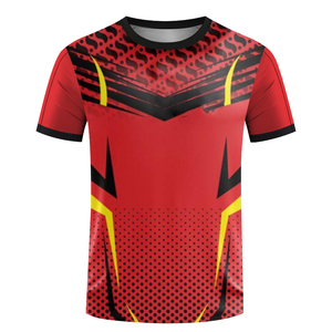 T-shirt de sport unisexe à manches courtes en polyester respirant et à séchage rapide, imprimé, pour l'entraînement sur le terrain - Product Image 5