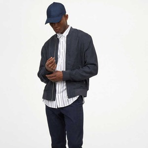 Chaqueta Bomber para Hombre, Ligera, Casual, Estilo Urbano, Corte Ajustado, Chaqueta de Piloto, Prenda Exterior Moderna - Product Image 2