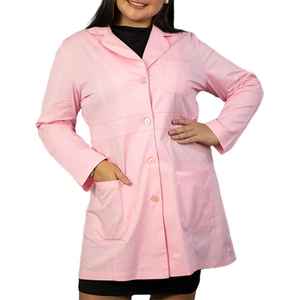 Luxury Design Women Scrub Lab <b>Coat</b> Comfortable Breathable Anti-Wrinkle Custom Logo Size Hospital Seamless Women Scrub Lab <b>Coat</b> - Product Image 1