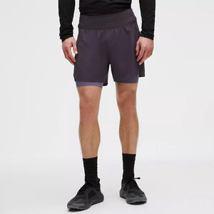 Pantalones Cortos Deportivos 2 en 1 para Hombre de Alta Calidad, con Capa de Compresión, Transpirables y de Secado Rápido, Fabricados a Medida - Product Image 1